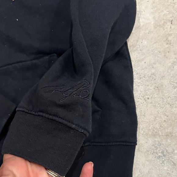 Jordan Kids Black Hoodie with White Emblem - Picture 5 of 6